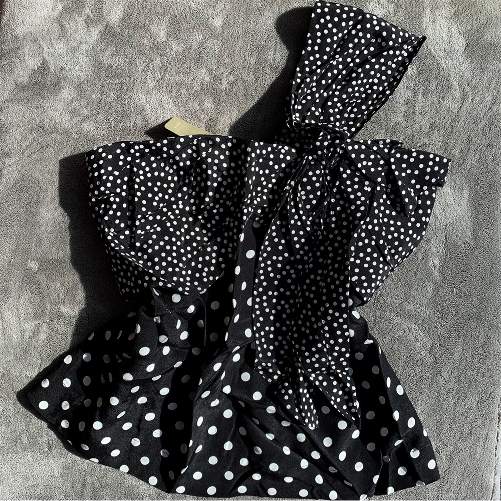 HP 🤩 J•Crew silk one shoulder top